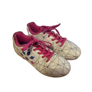 Rip It Softball Cleats Shoes Sz 1 White Pink